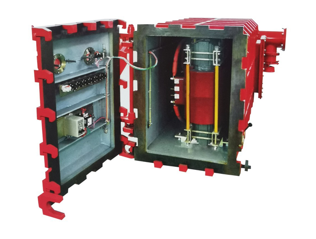 礦用隔爆兼本質(zhì)安全型高壓電抗式電磁起動(dòng)器QJGK-200(300,400)、10(6)-(1000~3000)-2